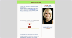 Desktop Screenshot of meetrussianwomen.net